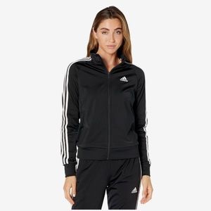 Adidas Black Essential 3-Stripes Tricot Jacket - Size XS